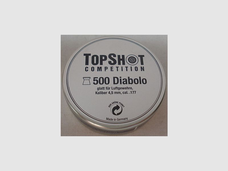 Topshot Competition Flachkopf - 4,50mm/glatt (a500)