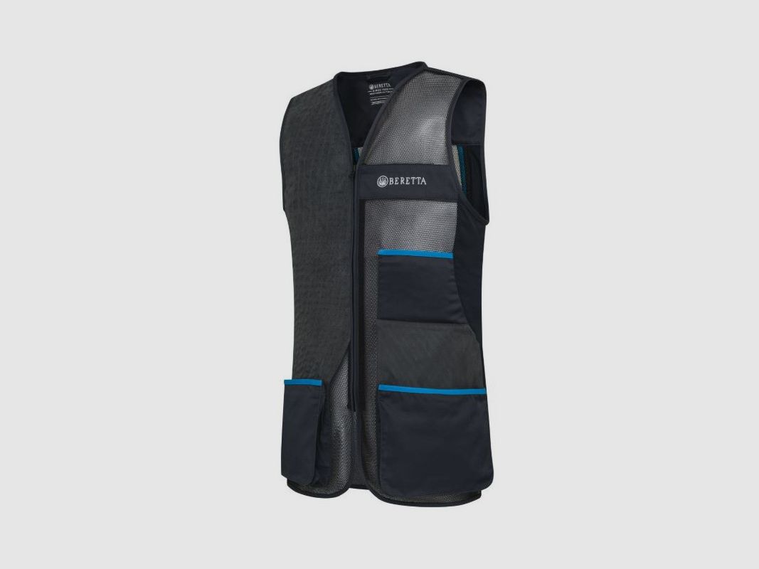 Beretta Schietvest Rechts Uniform Pro 20.20 Blauw en Zwart Art. GT761 T1553 096C BERETTA, afbeelding 2 van 5