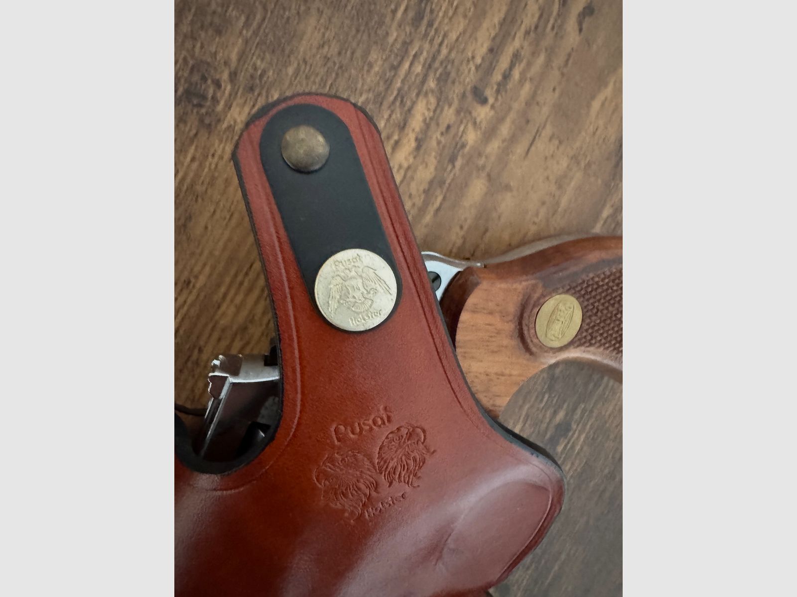 Mauser L100 9mm Chrom Rarytas! Z skórzanym dopasowanym kaburą