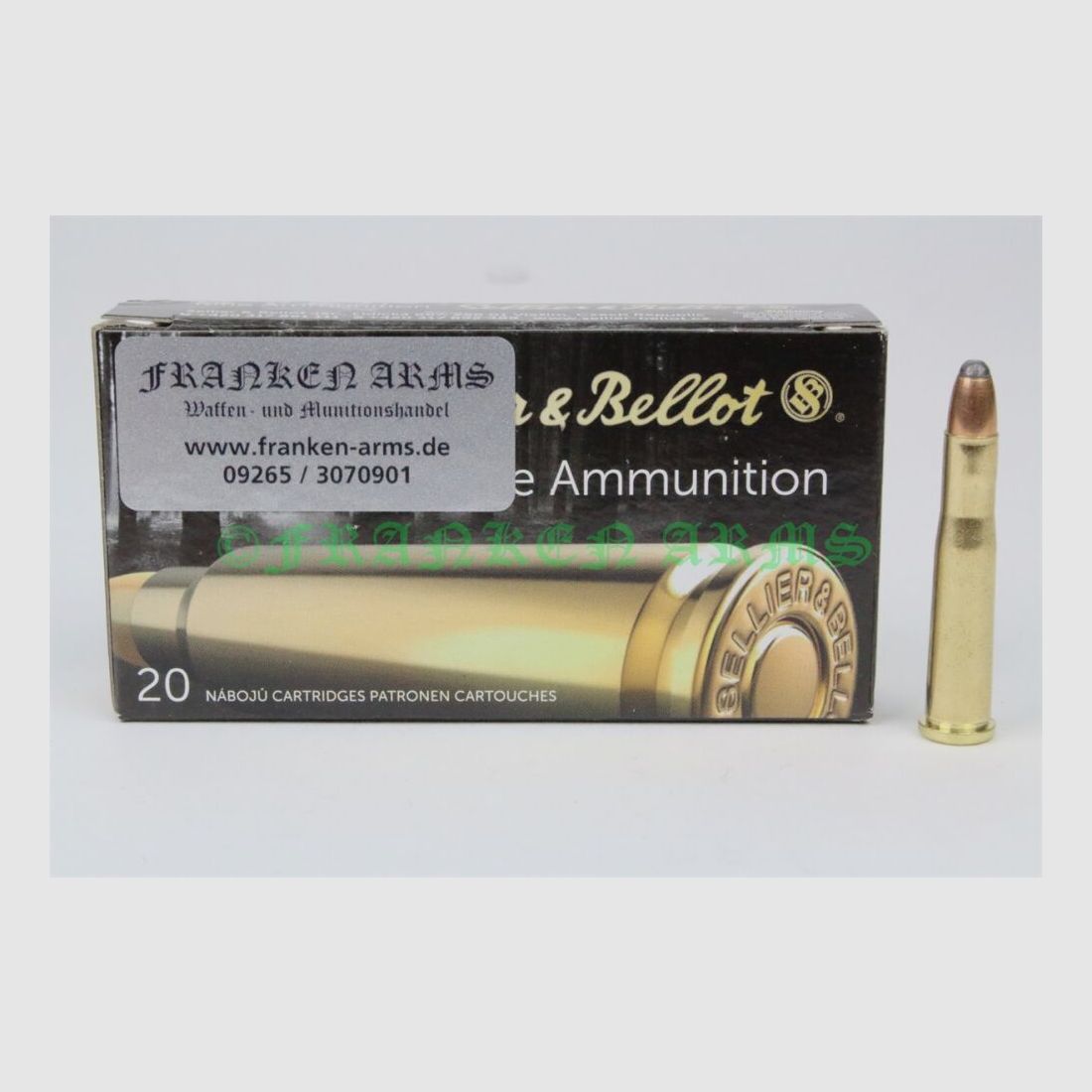 Sellier&Bellot .22 Hornet 45gr. 2,9g 20Stück Staffelpreise
