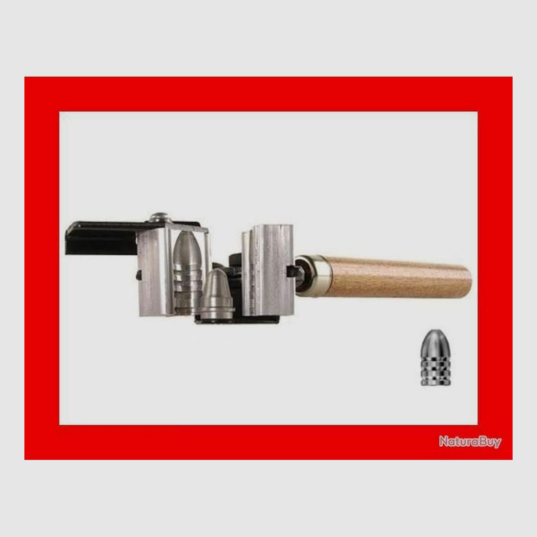 Lee Precision Kugelgussform 1 Kavität - Für Minié-Geschoss - Hohe Präzision - Langlebige Herstellung, Bild 3 von 5