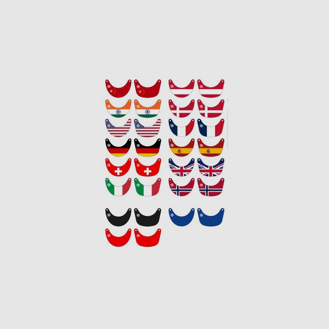 AHG Luksusowy Celownik 303 – bandera_espana – 9 cm długość, zdjęcie 6 z 6
