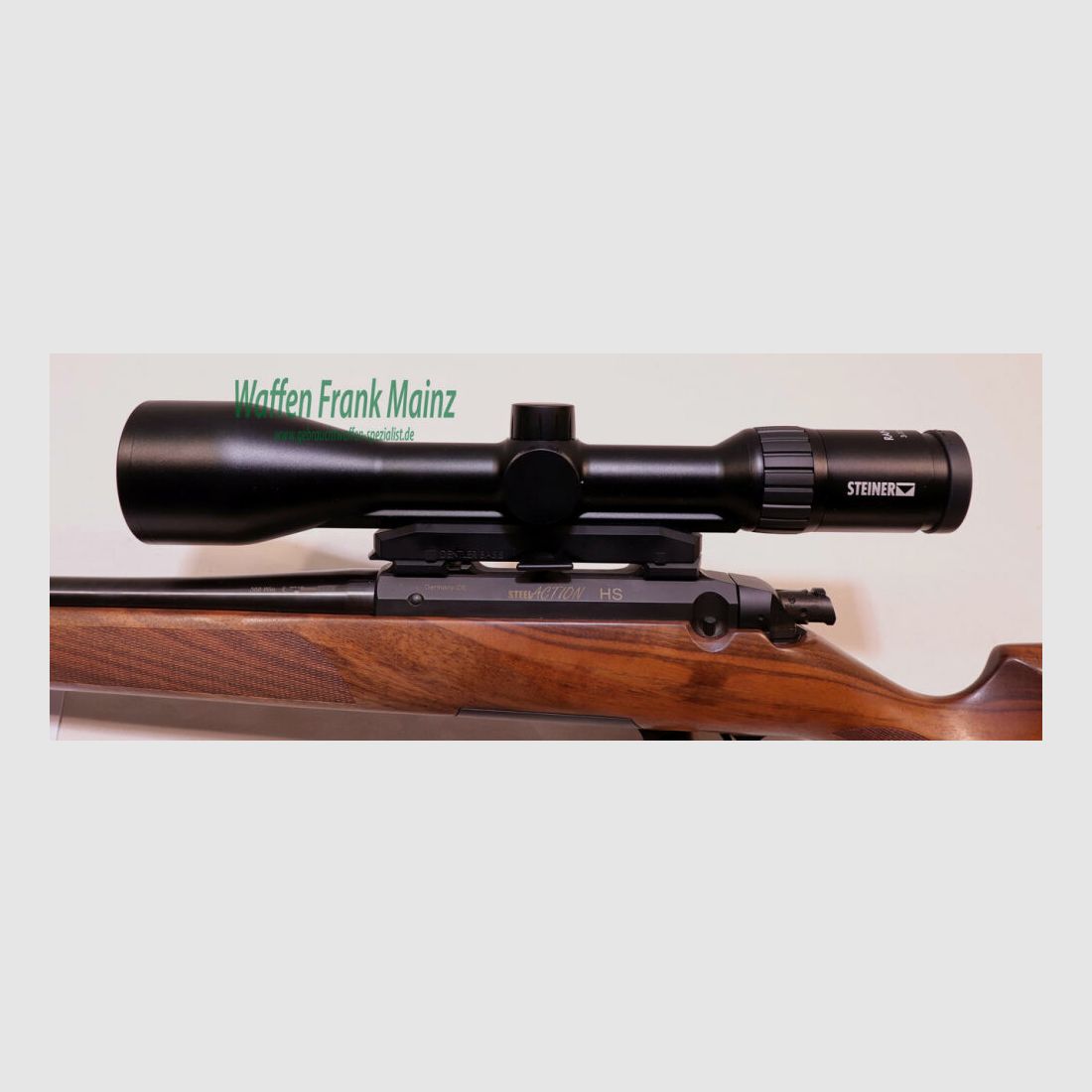 STEEL ACTION HS, wooden stock, overall length 510mm