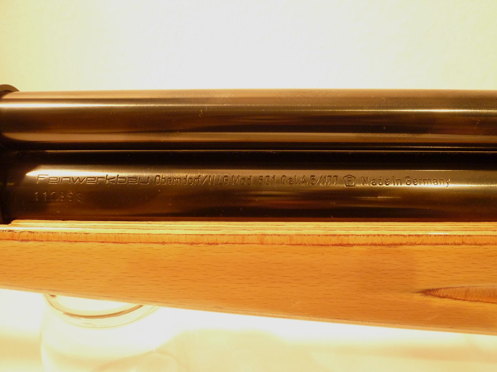 Match air rifle FEINWERKBAU Oberndorf/N 601 right side lever TOP CONDITION !!