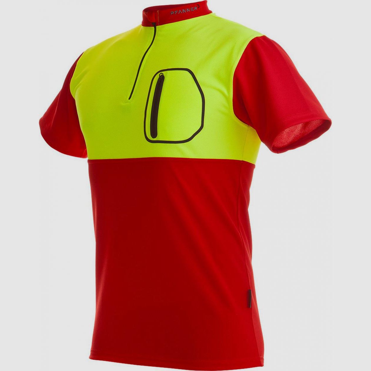 Pfanner Zipp-Neck Shirt Kurzarm