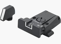 LPA SPR36GL18 Mikrometer-Visiersatz für Glock-Pistolen – White Outline