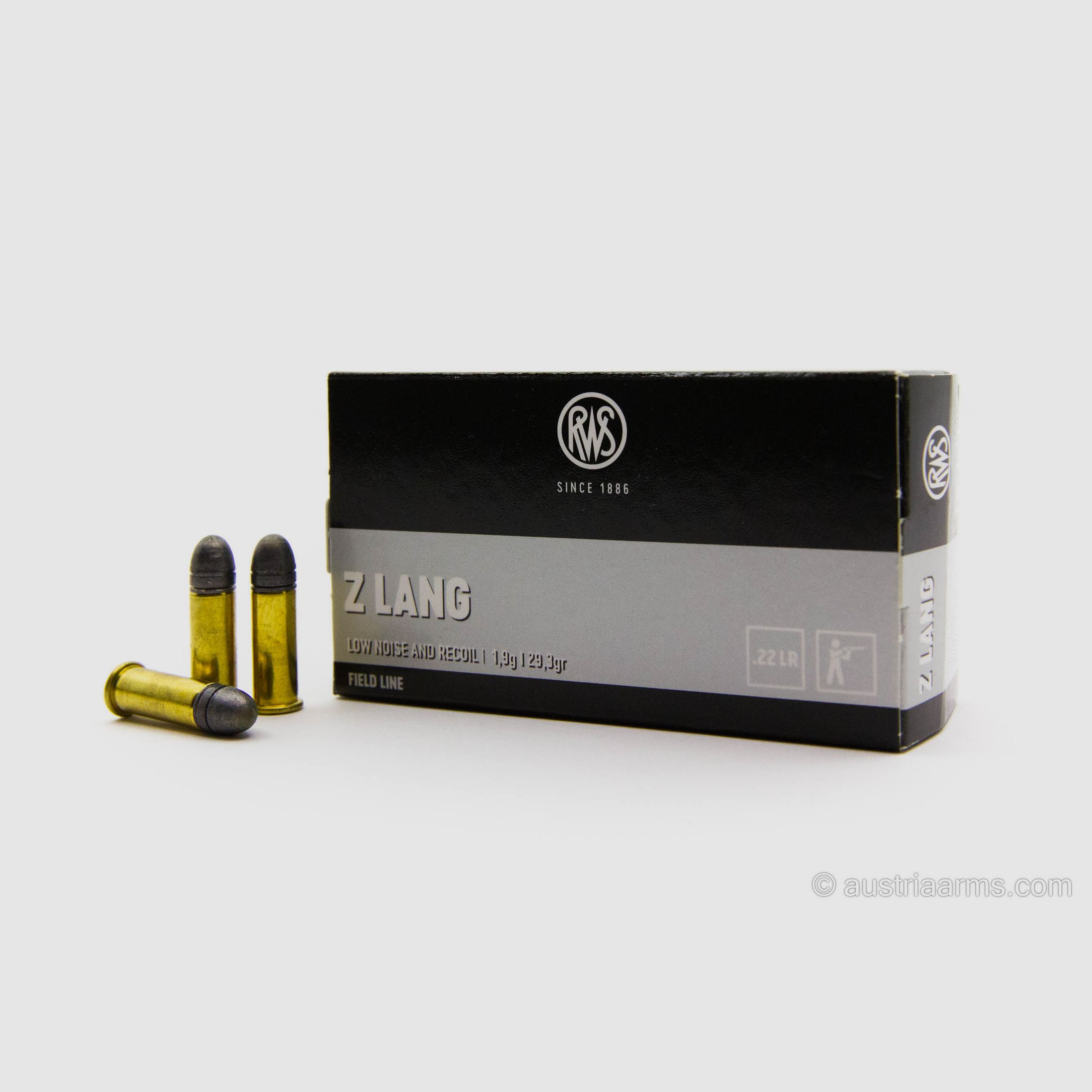 RWS 29.3gr Z Lang, .22 Lr – 50 Schuss