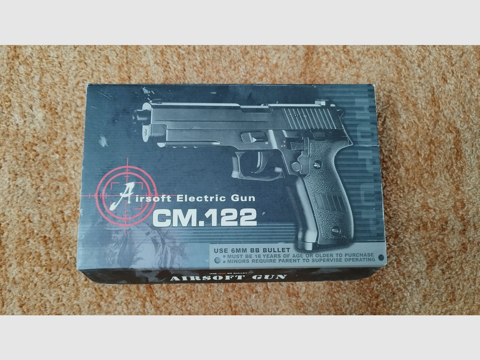 Cyma P226 Metallschlitten Komplettset AEP GSG Softair CM122 + 1 weiteres Magazin