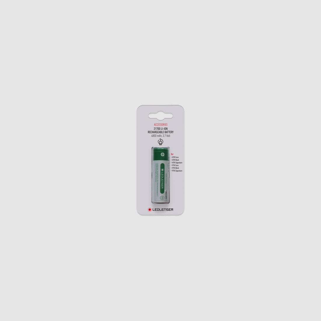 Wiederaufladbare Batterie Ledlenser 21700 4800Mah für P7R H7R, Bild 2 von 2