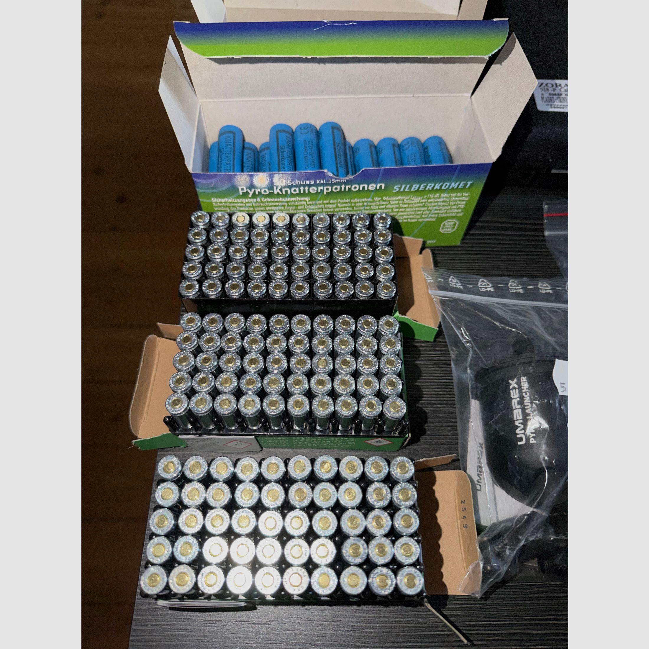 918-P Schreckschusspistool Chroom 9mm incl. accessoires