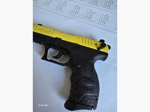 Walther P22Q Black/Yellow ungeschossen