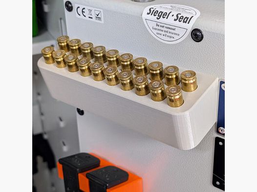 Magnetic ammunition holder for cartridges for the gun cabinet - accessories for the gun cabinet