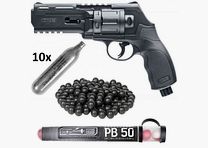Umarex T4E HDR 50 Revolver HOME DEFENCE Kit (schwarz)