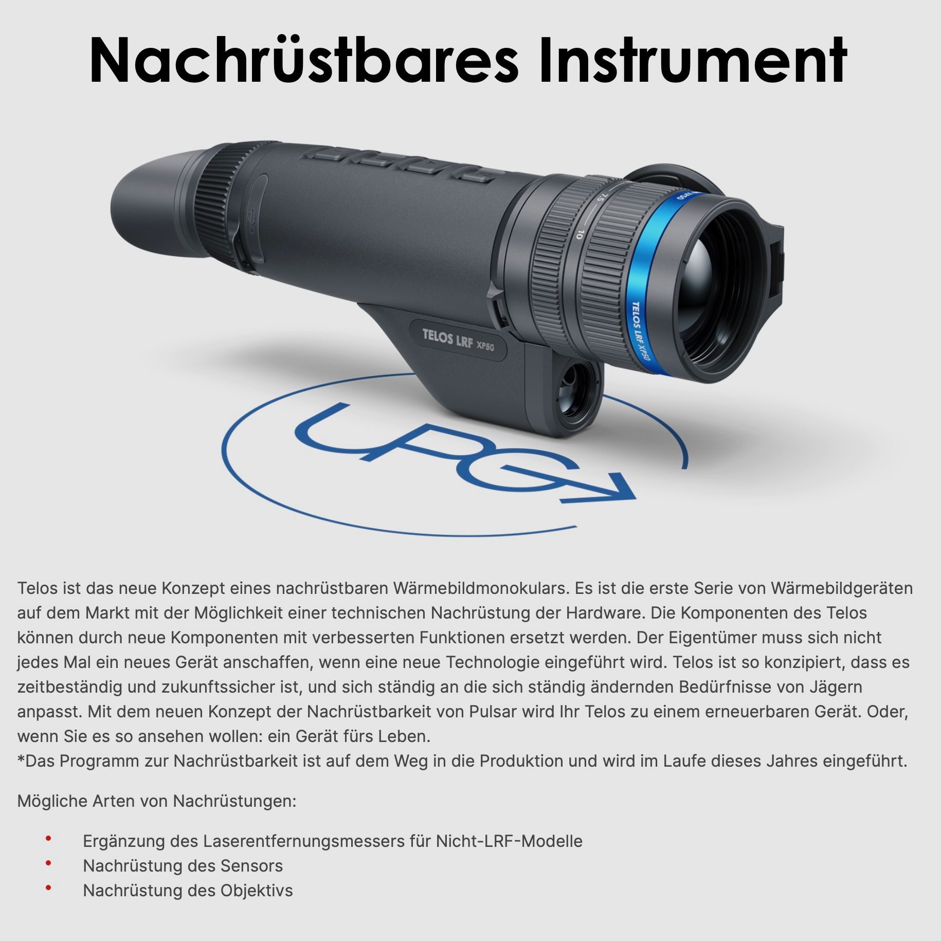 Pulsar 77515 warmtebeeldcamera Telos XL50 LRF 1024x768 12µm NETD <40mK