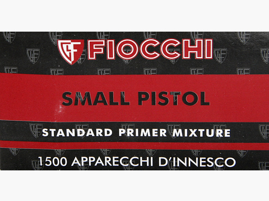 FIOCCHI S.P. BOXER Zündhütchen Small Pistol Zünder 150St. > vgl. FEDERAL #100 Geco 4152 CCI #500