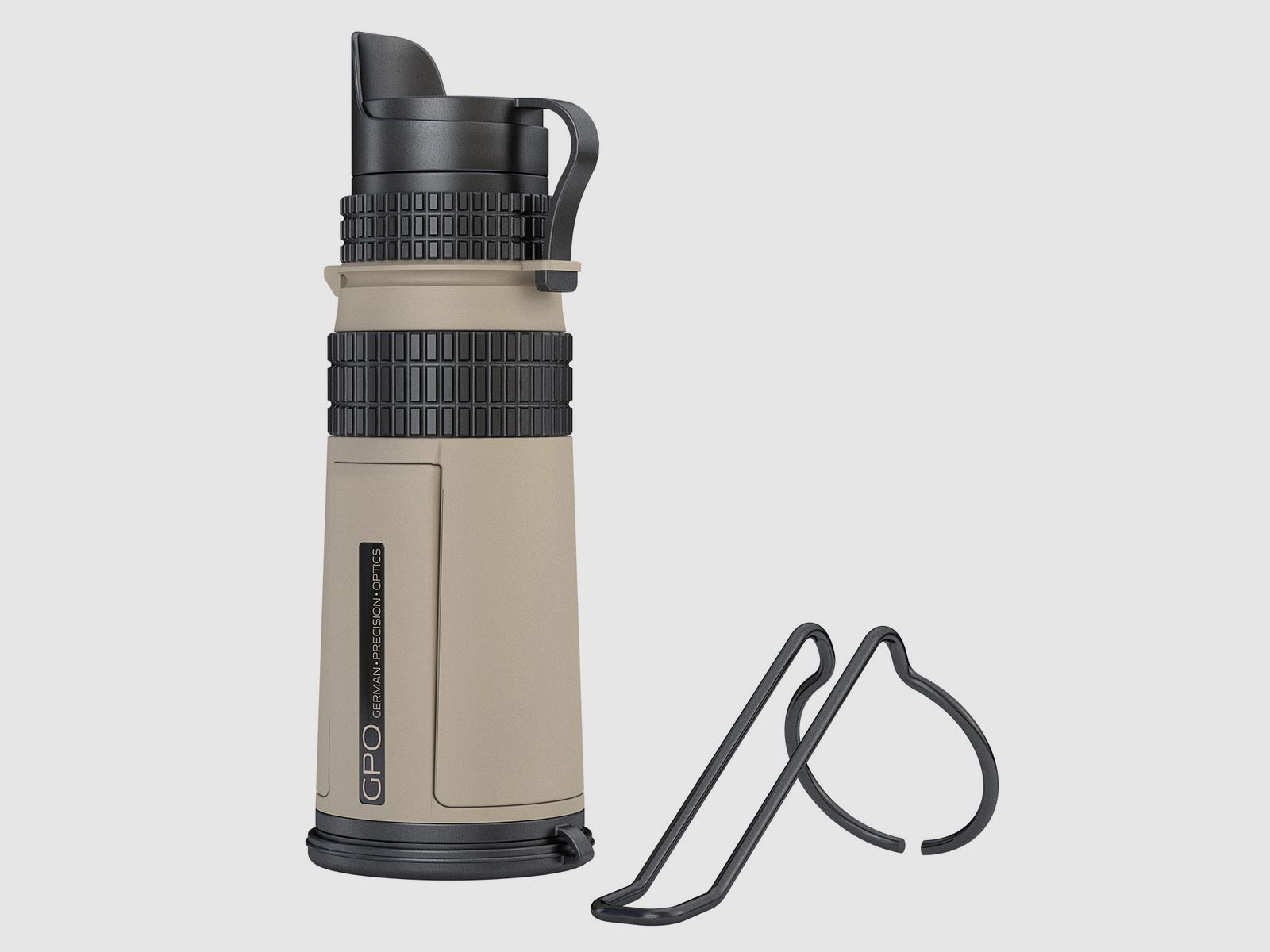 GPO Tac Monokultur 10x42 HD in schwarz / sand