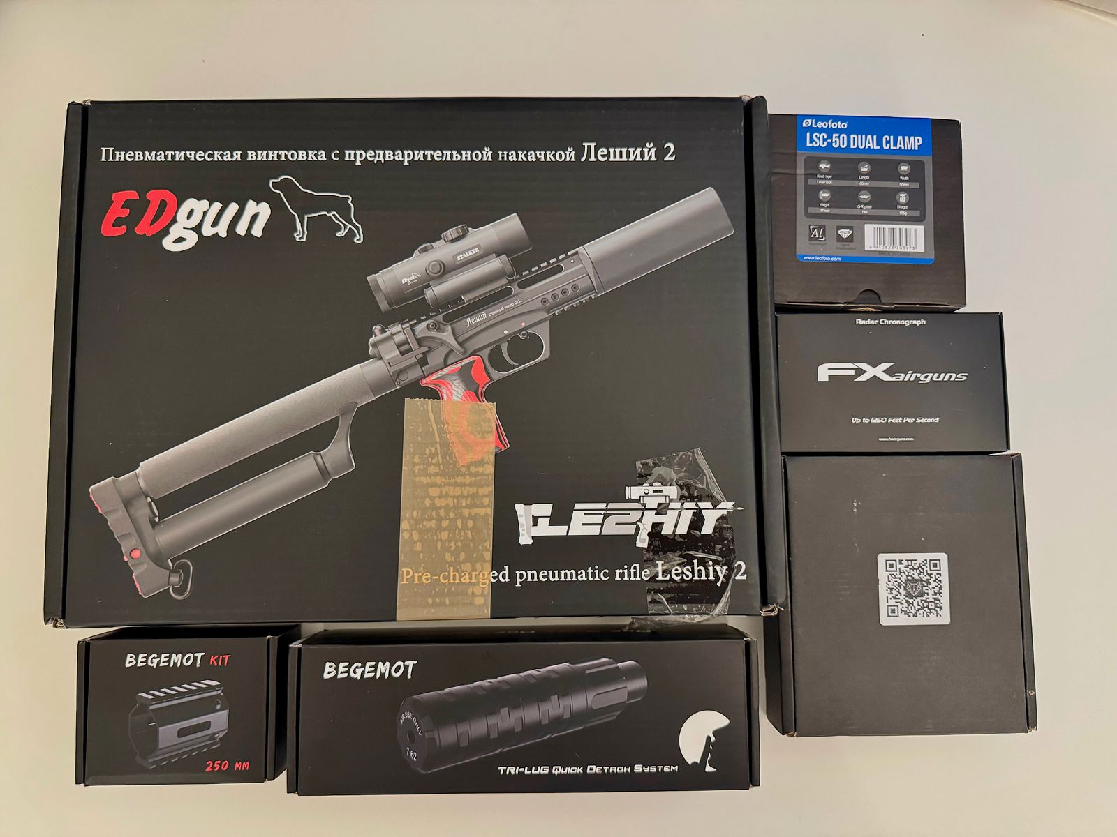 Edgun Leshiy 2 Behemoth  4,5 mm Mega Set  Lesen ! 