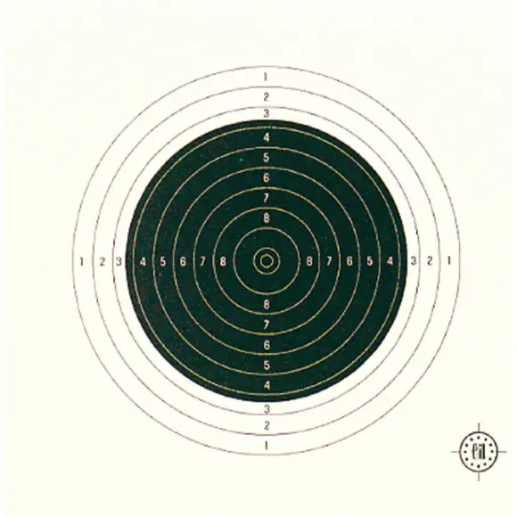 Ziele 20 cm x 20 cm für Büchsen