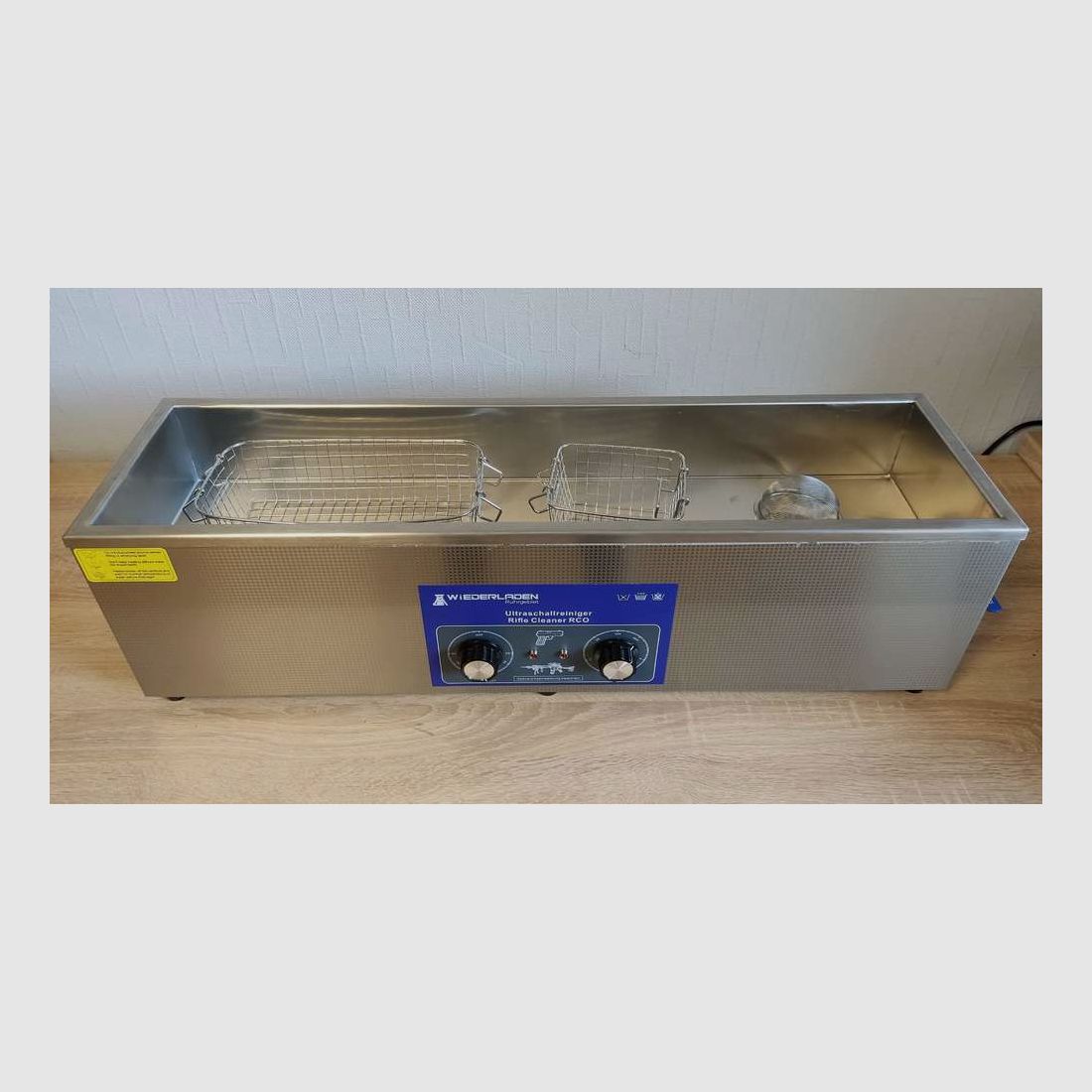 Recarga limpiador ultrasónico de armas Ruhrgebiet RCO, 80x20x10cm, 16L