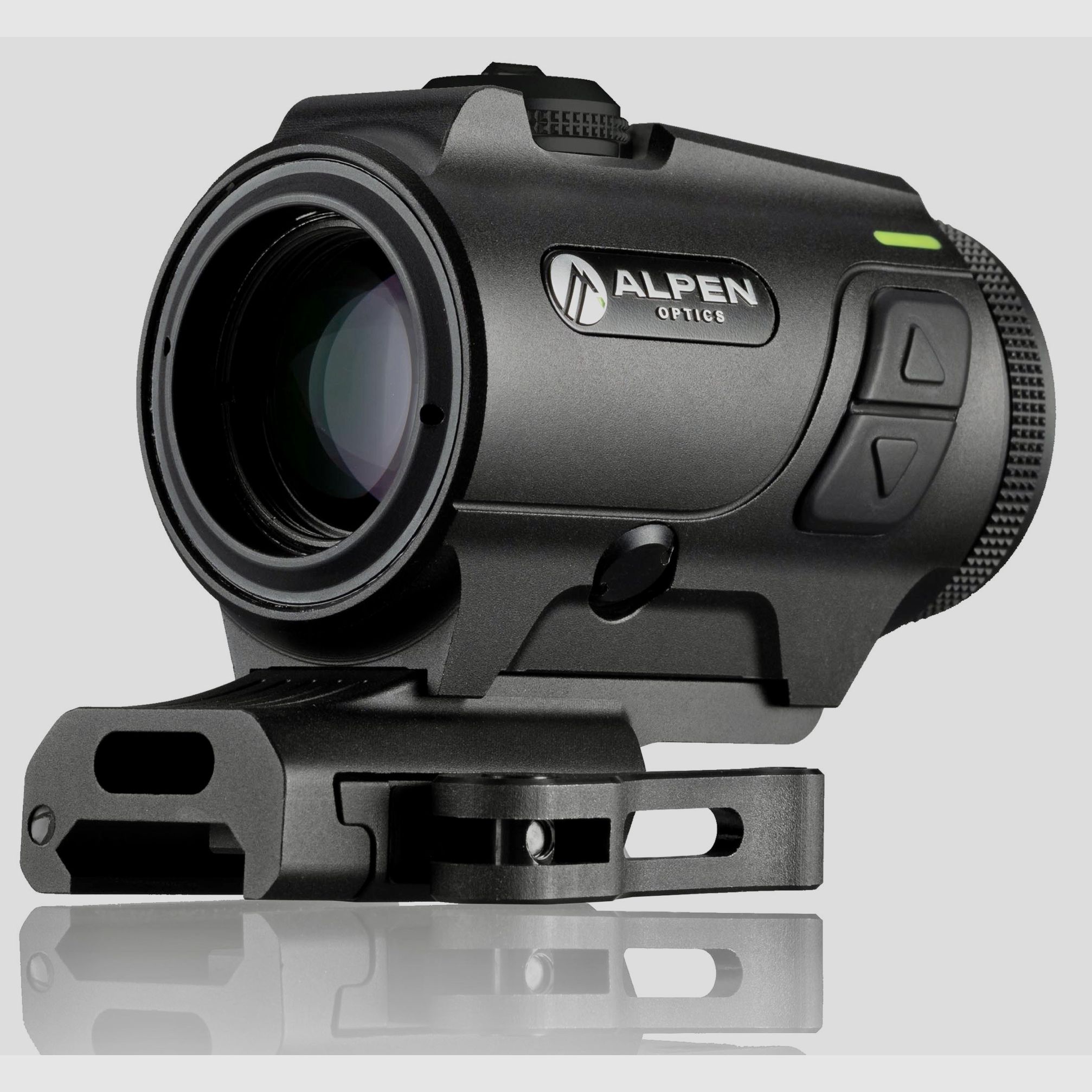 ALPEN OPTICS ALP71324LT Rotpunktvisier Nevada LT Prism 3x24 Mit ballistischem Absehen, 3 MOA