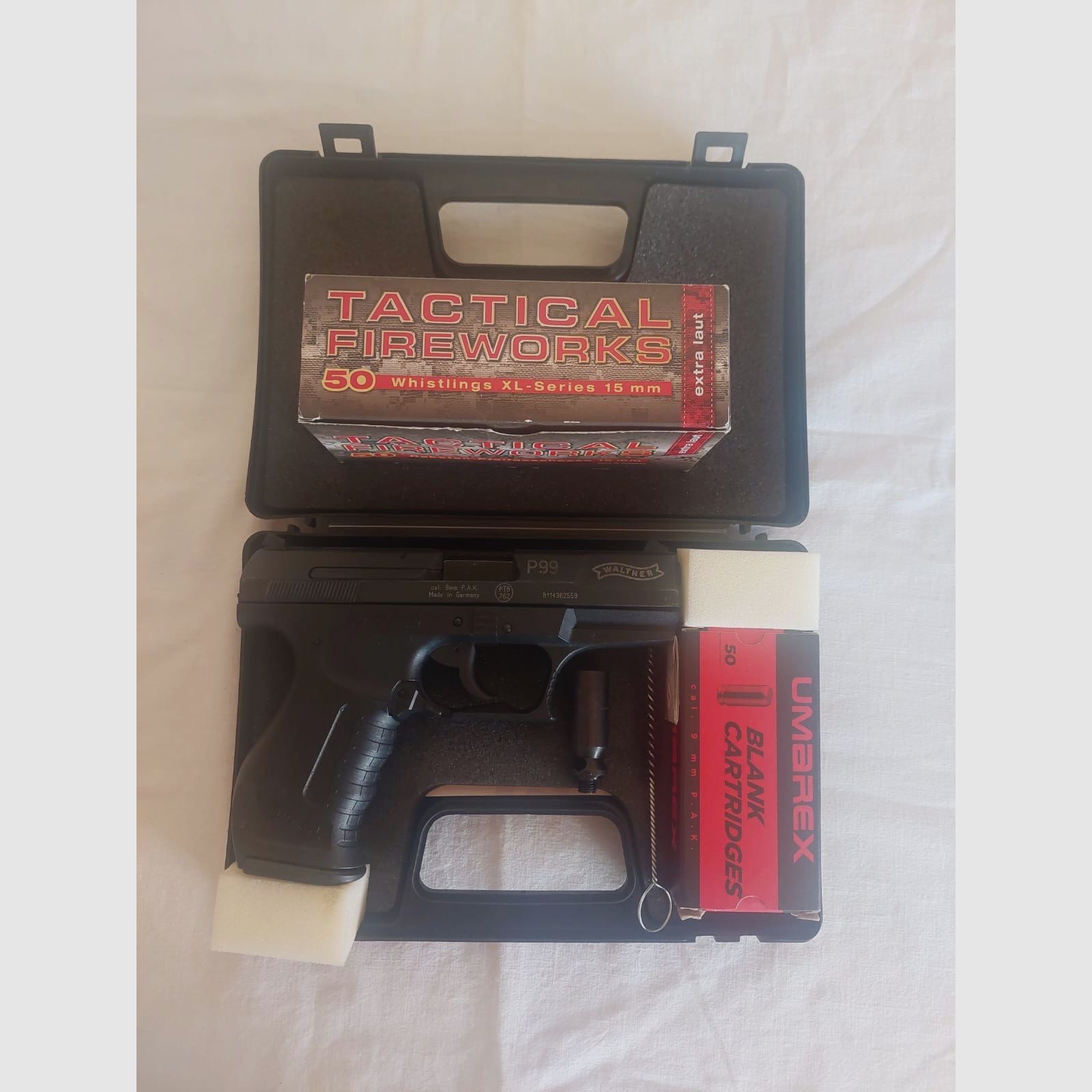 Walther P99 9mm P.A.K + accesorios ( conjunto )