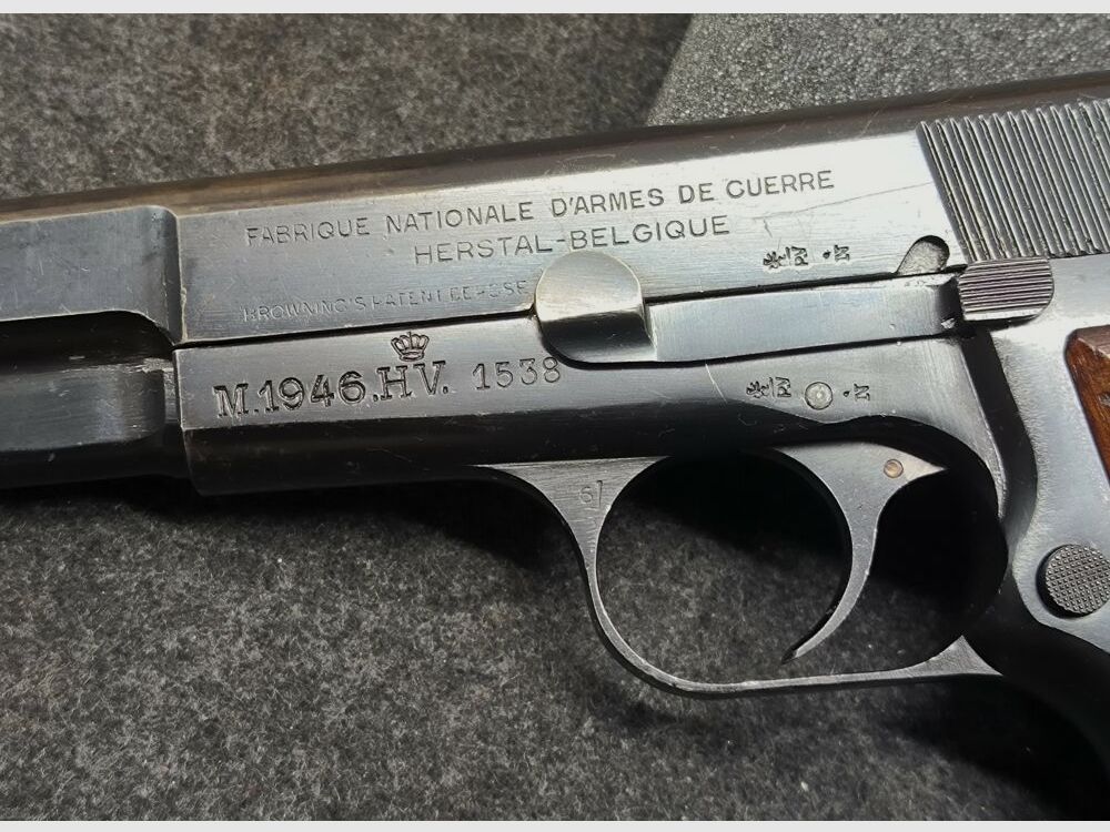 FN - Fabrique Nationale D'Armes de Guerre Herstal HP Mod. 35 - M1946 Dänische Armee