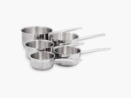Casseruola in acciaio inossidabile / 5 misure da 12 a 20 cm