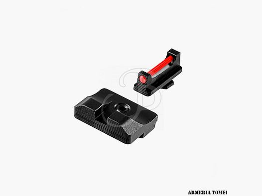 TRUGLO – FIBER-OPTIC PRO GLOCK 20, 21, 25, 29, 30, 31, 32, 37, 40, 41 | SET MIRE FIBRA OTTICA ROSSA GLOCK-HIGH