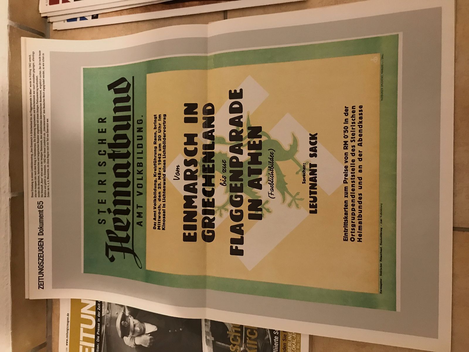 Zeitungszeugen 102 Stück. Für Sammler 