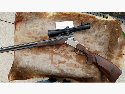 Escopeta de doble cañón BBF 700/88 Cal. .30 R Blaser/ 12/70 con visor Varipoint VM 2,5-10x50