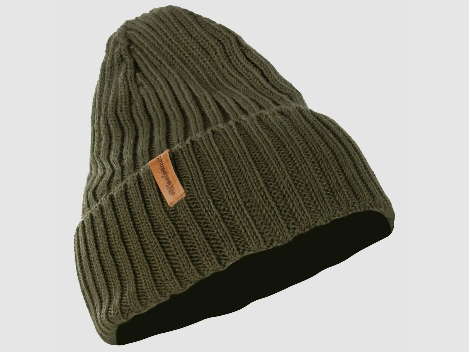 Woolpower Woolpower Beanie Rib - Pine Green Heren