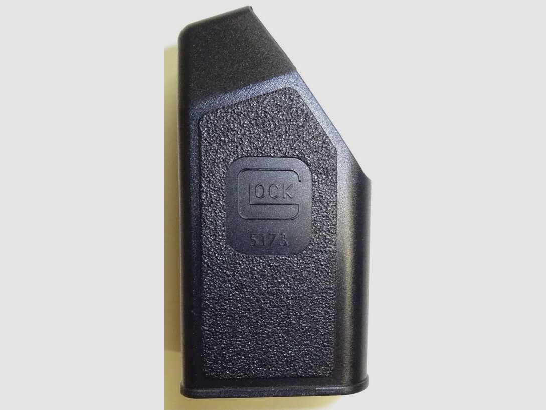 Glock magazine loading aid for the following calibers: .45 ACP, 10mm Auto