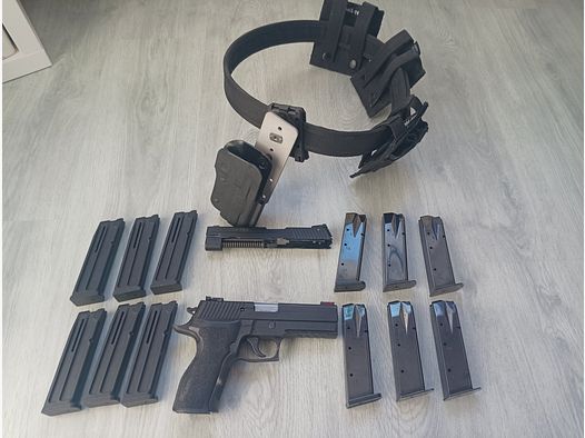 Pistol Sig Sauer P 226 LDC 9 Para with Sig Sauer exchange system 22 lr