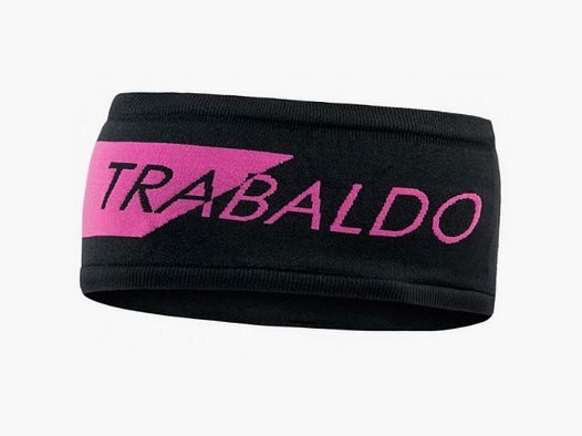 Technische band Trabaldo zwart en roze mod. Round art.520/NERO/FUCSIA TRABALDO
