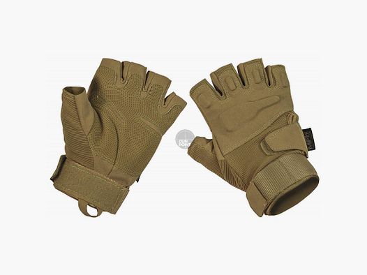 Tactical Handschuhe,"Pro",ohne Finger, coyote tan