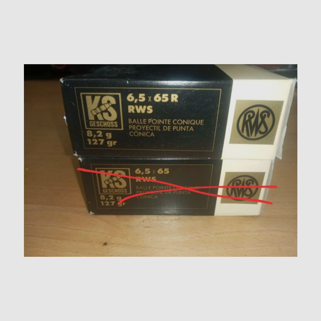 RWS, Dynamit Nobel 8,2g punta cónica