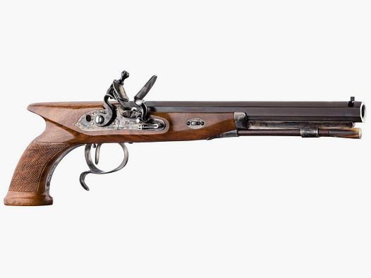 Pistolet TATHAM & EGG à silex calibre .45
