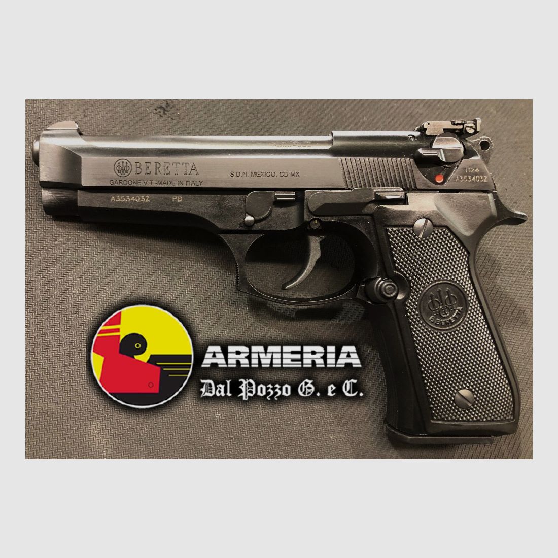 BERETTA 92 FS MEXICO 22 LR, image 2 sur 2