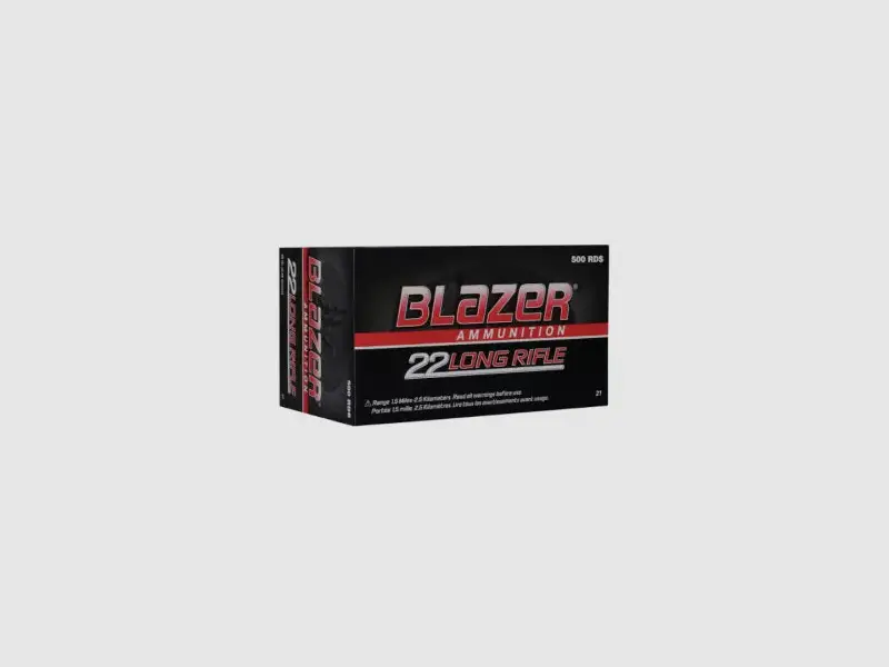 Munizioni cal. 22LR (5,6 mm) CCI BLAZER HV confezione da 50 pezzi