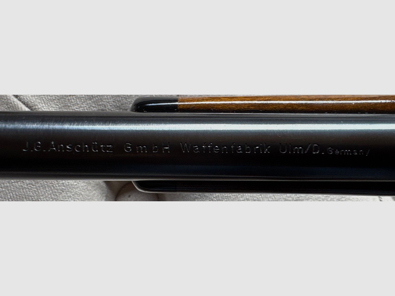 J.G. Anschütz Waffenfabrik GmbH Ulm/D. Germany 6mm Flobert  Einzellader-Flinte mit Riemen
