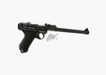 WE P08 "Ari-08" GBB de metal negro -F-
