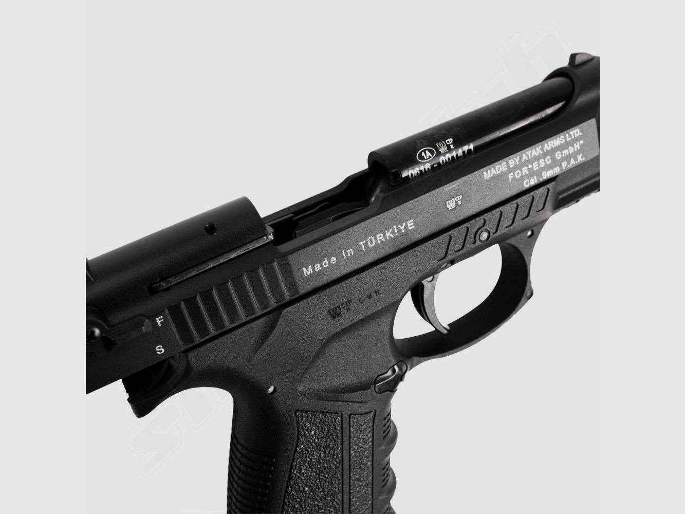 Zoraki 918-P Schreckschusspistole Brüniert 9mm PAK Komplett-Set