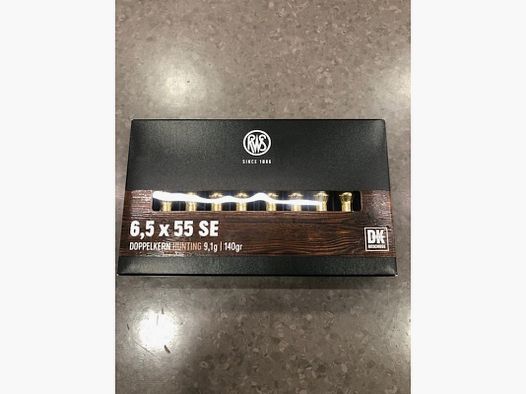 RWS PATRONEN 6,5 X 55 DK 140 GR
