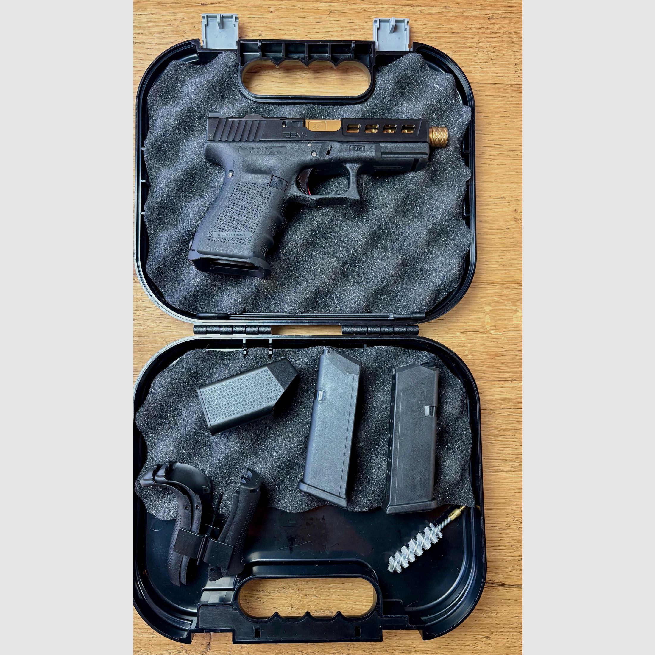 Glock 19 Gen. 4 ZEV überarbeitet / 9mm / OR / Match Abzug (1345)