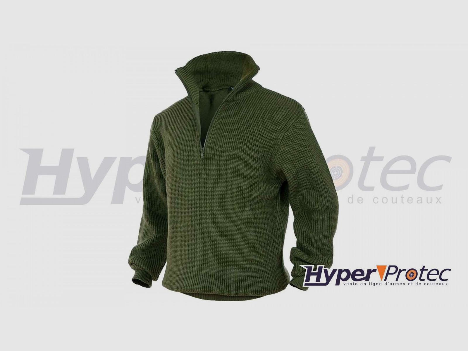 Olive Green Troyer Sweater cheap, image 2 of 3