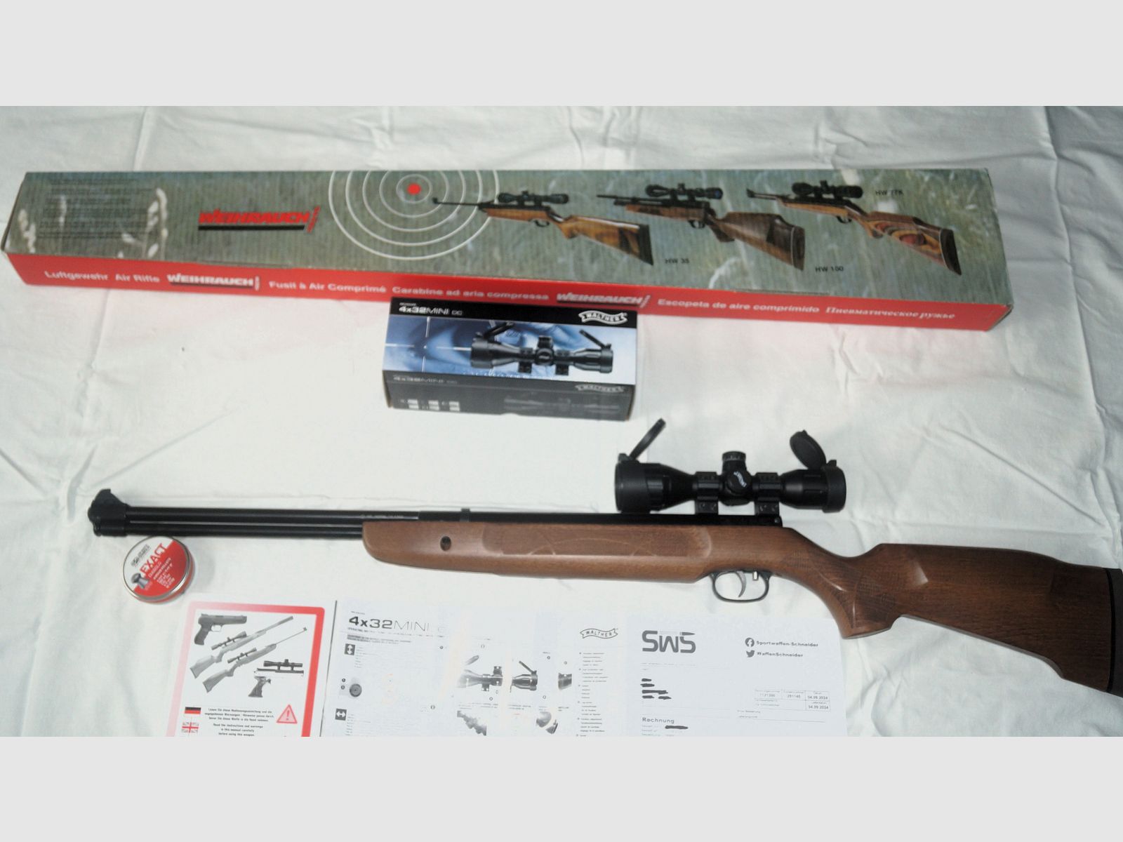 Luftgewehr HW57 Weihrauch 4,5 mm