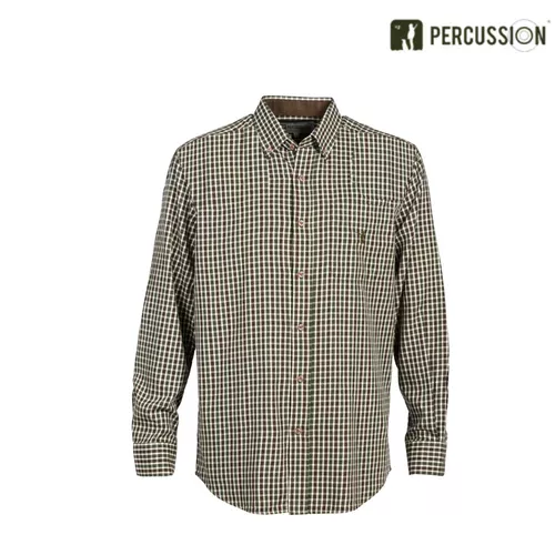 Chemise manches longues à carreaux enfant Percussion