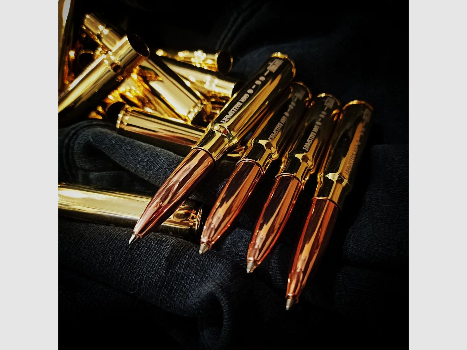 Shop-Gun Kugelschreiber in Patronenform