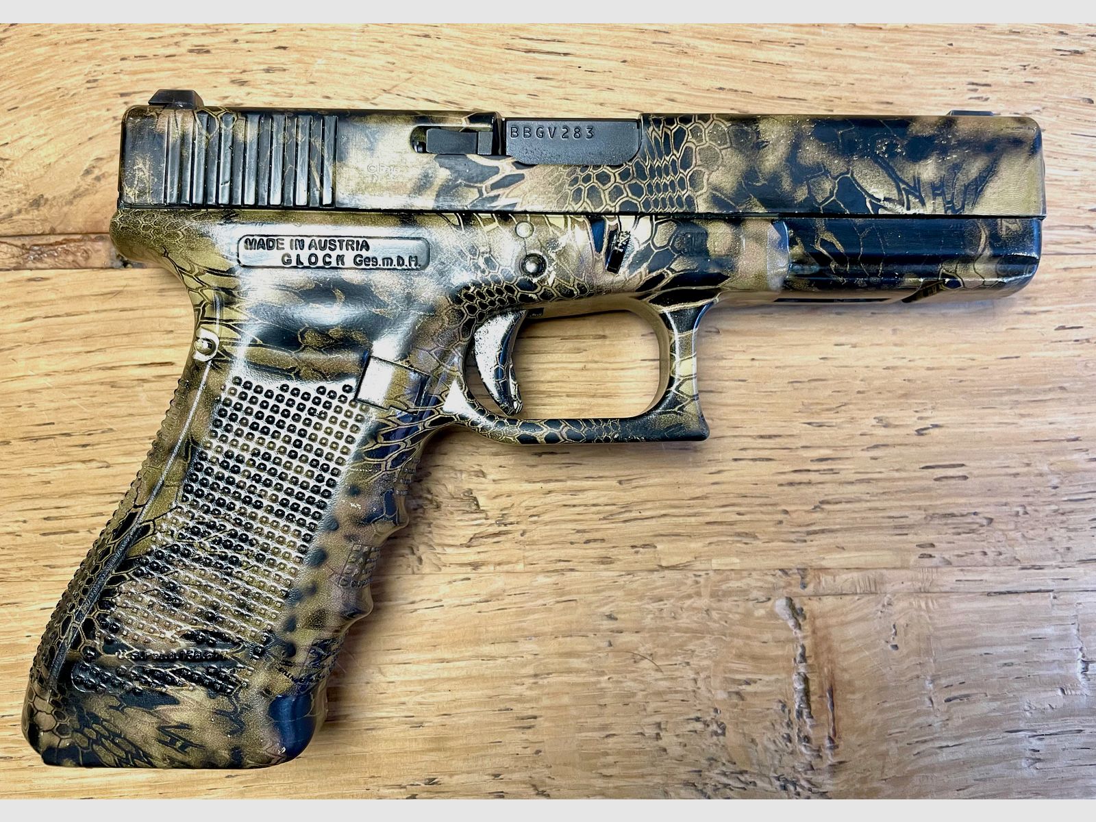 Customized Glock 17 Gen4 9mm Luger komplett set  - überarbeitet