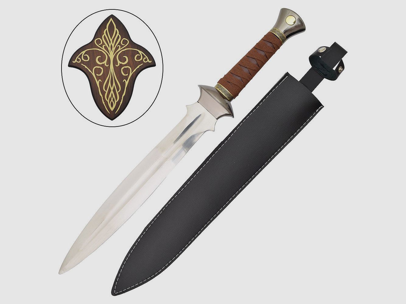 Samwise decorative dagger including wall mount